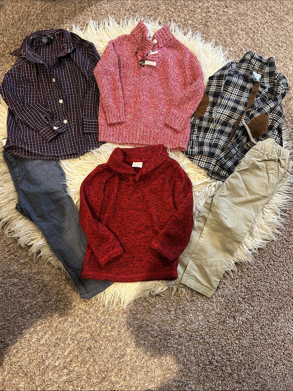 Boys 3t mixed brands dressy and formal outfits. Cat & Jack, Old Navy, Carter’s,
